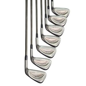 TaylorMade Burner Midsize Iron Set 3-9 R‎ Flex RH Vtg Vintage Clean Light Shaft